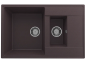 Мойка ULGRAN Quartz Prima 780 1,5 K-06, трюфель