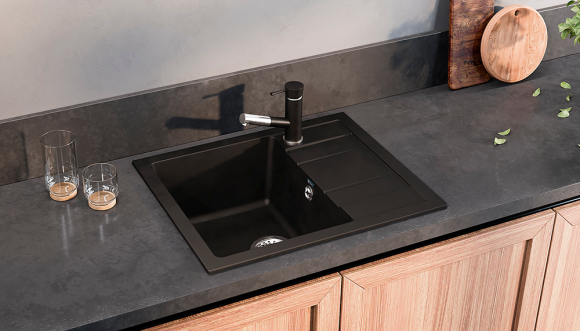 Смеситель Ulgran U-009-308, черный