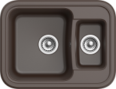 EWIGSTEIN Мойка ANTIK 60К 1,5 -чаши 660*510мм шоколад арт.EW- EWIGSTEIN Мойка ANTIK 60К 1,5 -чаши 660*510мм шоколад арт.EW-