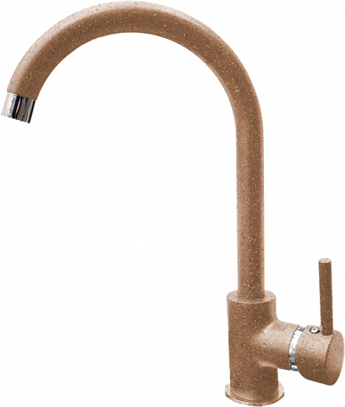 GRANFEST Смеситель для кухни U-обр. D-35мм терракот арт.