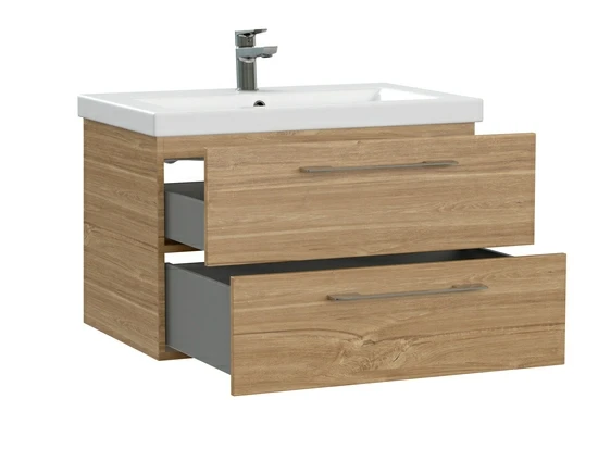 Тумба под раковину подвесная LARA 70 для COMO 70 орех