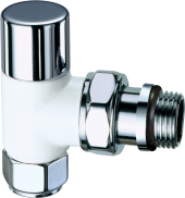 Запорный вентиль FAR LadyFAR FL 0137 12P 1/2" ВР, угловой, уплотнение epdm, серебро, белая эмаль Запорный вентиль FAR LadyFAR FL 0137 12P 1/2" ВР, угловой, уплотнение epdm, серебро, белая эмаль