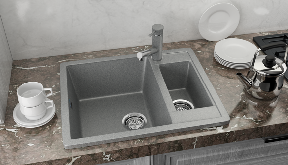 Смеситель Ulgran U-009-309, темно-серый