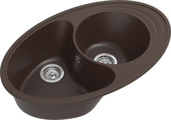 EWIGSTEIN Мойка ELEGANT W90KF 1,5-чаши+крыло 820*520мм шоколад арт.EW- EWIGSTEIN Мойка ELEGANT W90KF 1,5-чаши+крыло 820*520мм шоколад арт.EW-