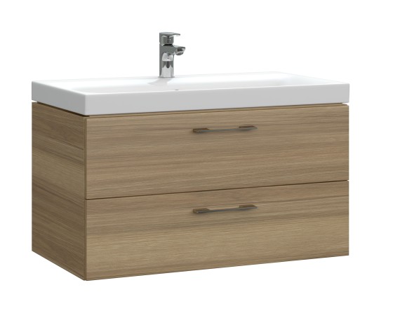 Тумба под раковину подвесная LARA 80 для COMO 80 орех Тумба под раковину подвесная LARA 80 для COMO 80 орех