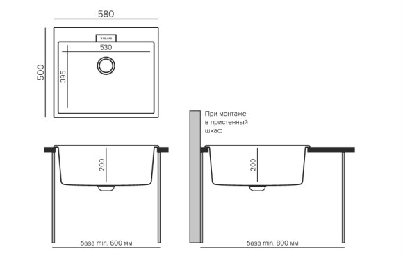 Кухонная мойка TOLERO Loft TL-580 (№102 (Сафари)) Кухонная мойка TOLERO Loft TL-580 (№102 (Сафари))