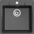 EWIGSTEIN Мойка GERD 50  1-чаша 510*510мм антрацит арт.EW-