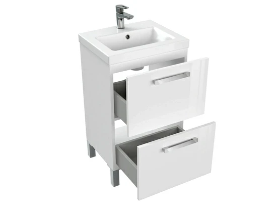 Тумба под раковину напольная MELAR 50 для COMO 50 белый