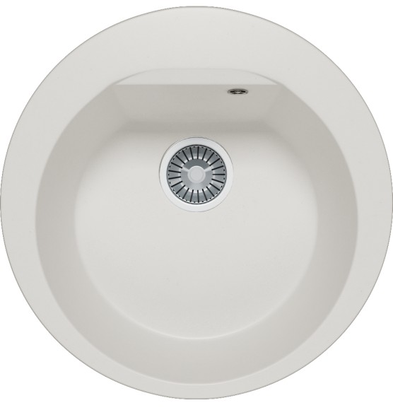 Кухонная мойка Polygran ATOL-520 №36 Белый Хлопок