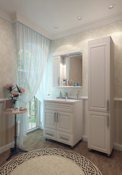 70 Тумба "Paradiz 70" (ум. Фостер 70) белое дерево 70 Тумба "Paradiz 70" (ум. Фостер 70) белое дерево