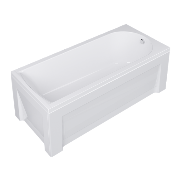 Комплект Акриловая ванна TIMO MIKA1870 180*70*58+Каркас+Слив-перелив+фронтальная панель+торцевая панель