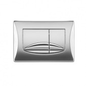 Панель механическая двойная OLI RIVER DUAL, пластик, хром матовый, Oliveira Панель механическая двойная OLI RIVER DUAL, пластик, хром матовый, Oliveira