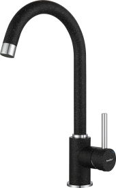 GRANFEST Смеситель для кухни U-обр. D-35мм черный арт. GRANFEST Смеситель для кухни U-обр. D-35мм черный арт.