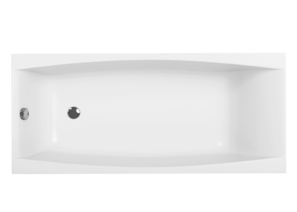 Ванна прямоугольная VIRGO 180x80 с ножками белый