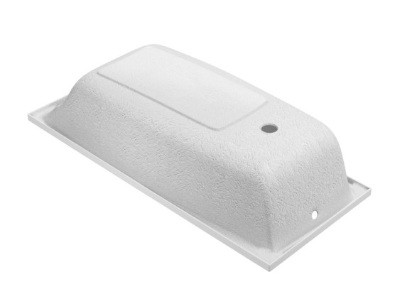 Ванна прямоугольная VIRGO 180x80 с ножками белый