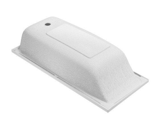 Ванна прямоугольная VIRGO 180x80 с ножками белый