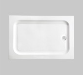 Поддон акриловый ABS13 120х100х15 прямоугольный (с сифоном)