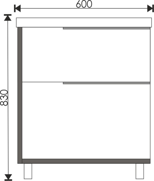60 Тумба "Chelsea 60" (ум. Como 60) 60 Тумба "Chelsea 60" (ум. Como 60)