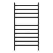 Полотенцесушитель электрический Point Селена PN16850B П10 500x1000, диммер справа, черный