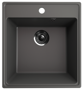 Мойка ULGRAN Quartz Forte 460-09, асфальт