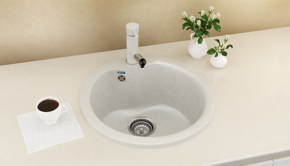 Смеситель Ulgran U-009-331, белый