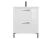 Тумба под раковину напольная MELAR 70 для COMO 70 белый