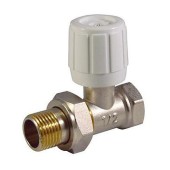 Вентиль терморегулирующий верхний прямой 1/2"НРх1/2"ВР Comisa