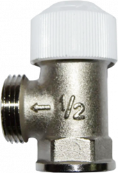 Вентиль SR Rubinetterie M251-1500N000 ВР-НР 1/2"х3/4",без хвостовика, угловой, термостатический Вентиль SR Rubinetterie M251-1500N000 ВР-НР 1/2"х3/4",без хвостовика, угловой, термостатический