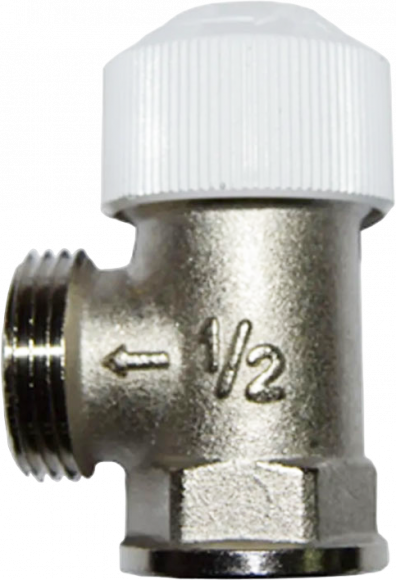 Вентиль SR Rubinetterie M251-1500N000 ВР-НР 1/2"х3/4",без хвостовика, угловой, термостатический