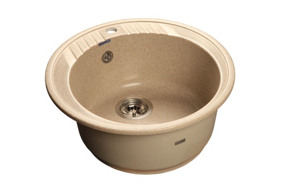 GRANFEST Мойка RONDO 520  1-чаша D-520мм песочный арт.GF-