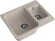 GRANFEST Мойка QUARZ 09  1,5-чаши 620*480мм песочный арт.GF-Z-