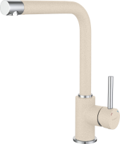 GRANFEST Смеситель для кухни Г-обр. D-35мм белый арт. GRANFEST Смеситель для кухни Г-обр. D-35мм белый арт.