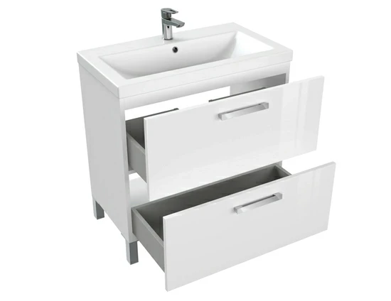 Тумба под раковину напольная MELAR 80 для COMO 80 белый