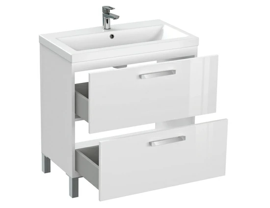 Тумба под раковину напольная MELAR 80 для COMO 80 белый