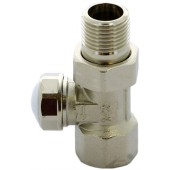 Вентиль запорный настроечный прямой 1/2"НРх1/2"ВР Comisa