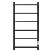 Полотенцесушитель электрический Point Ника PN08848B П6 400x800 диммер справа, черный