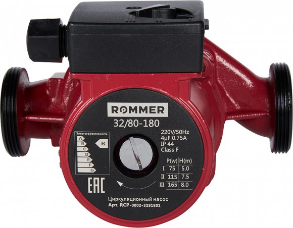 Циркуляционный насос Rommer RCP-0002 32/80-180