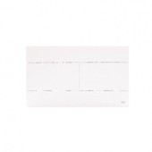 Панель механическая двойная OLI SLIM, пластик белый, Oliveira Панель механическая двойная OLI SLIM, пластик белый, Oliveira