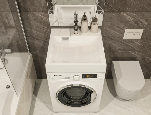 Раковина над стиральной машиной Paola Siena 600