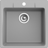 EWIGSTEIN Мойка GERD 50  1-чаша 510*510мм серый металлик арт.EW-