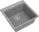 EWIGSTEIN Мойка GERD 50  1-чаша 510*510мм серый металлик арт.EW-