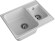 GRANFEST Мойка QUARZ 09  1,5-чаши 620*480мм серый арт.GF-Z-