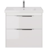 Тумба PRIME, 90 см, подвесная/напольная, 2 ящика, белый глянец Тумба PRIME, 90 см, подвесная/напольная, 2 ящика, белый глянец