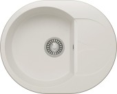 Кухонная мойка Polygran ATOL-620 №36 Белый Хлопок