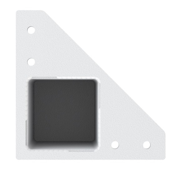 Ножки для мебели 2 шт универсальные UNIVERSAL белый