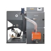 Напольный пеллетный двухконтурный котел KITURAMI KRP-50A