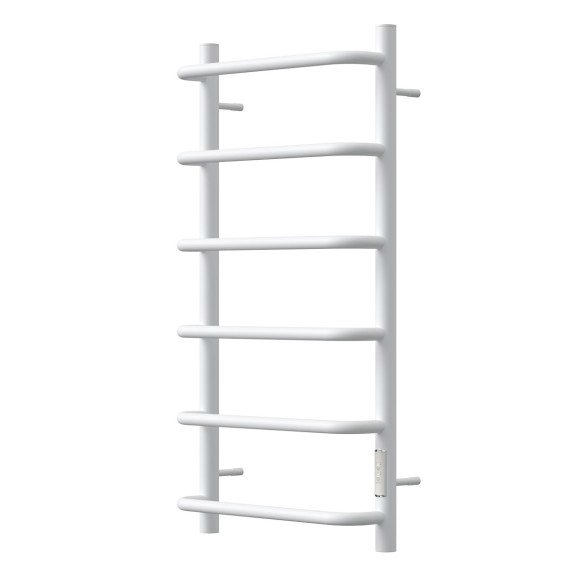 Полотенцесушитель электрический Point Ника PN08848W П6 400x800 диммер справа, белый