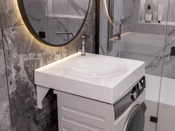 Раковина над стиральной машиной Paola Sergio 600