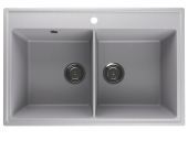 Мойка ULGRAN Quartz Ruma 780-04, платина