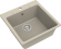 EWIGSTEIN Мойка GERD 50  1-чаша 510*510мм темно-бежевый арт.EW-